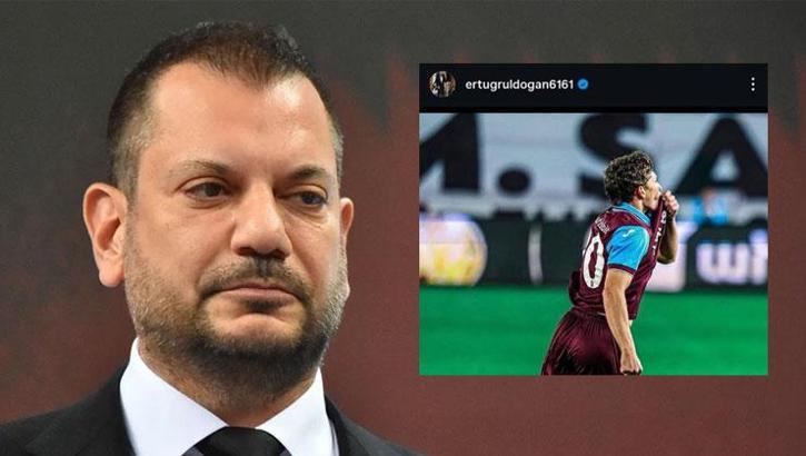 Maç sonu tartışma çıkmıştı! Ertuğrul Doğan'dan olay paylaşım