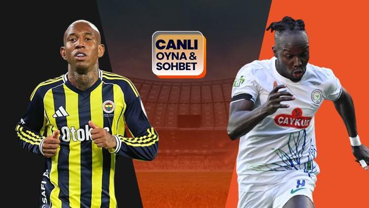 Fenerbahçe'nin konuğu Rizespor! Kritik maçın heyecanı canlı sohbet ile Misli'de