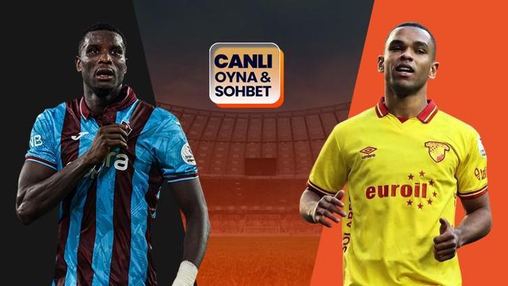 Trabzonspor ile Göztepe karşı karşıya geliyor! Maçın heyecanı Misli'de