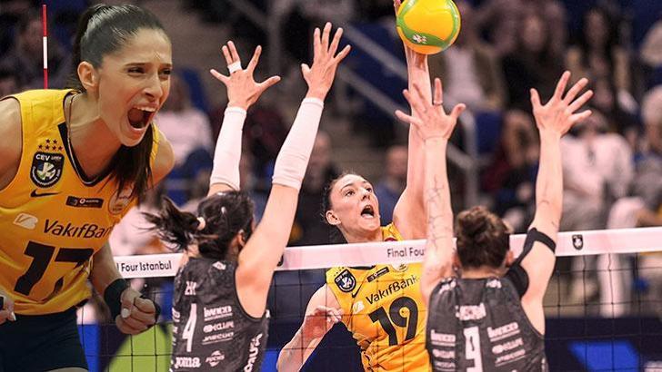 ÖZET I Vakıfbank finalde! Final-Four'da 0-2'den müthiş geri dönüş... VakıfBank - Imoco Conegliano maç sonucu 3-2 (CEV Şampiyonlar Ligi dörtlü finali)