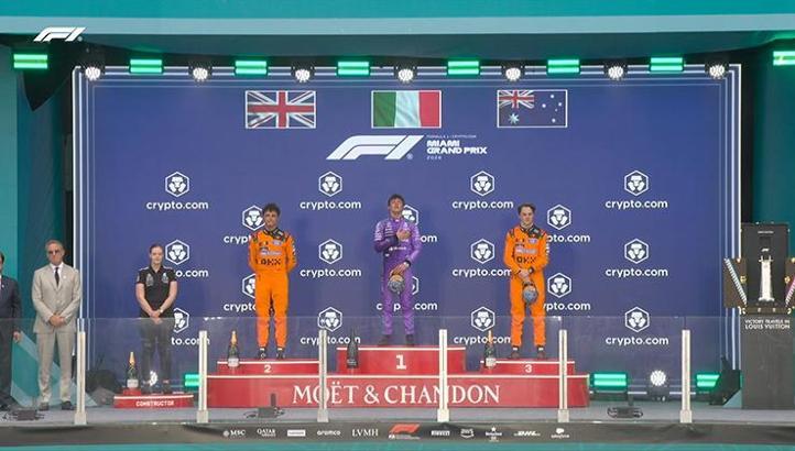 Miami Grand Prix'sinde kazanan Kimi Antonelli