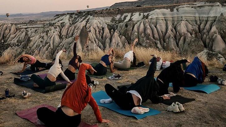 Kapadokya’da 3 gün sürecek yoga festivalinde geri sayım