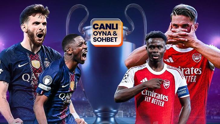Avrupa'nın en büyüğü belli oluyor! PSG-Arsenal finali canlı sohbet ile Misli'de