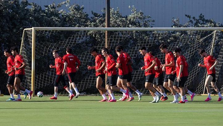 A Milli Futbol Takımı, Venezuela maçı hazırlıklarını tamamladı