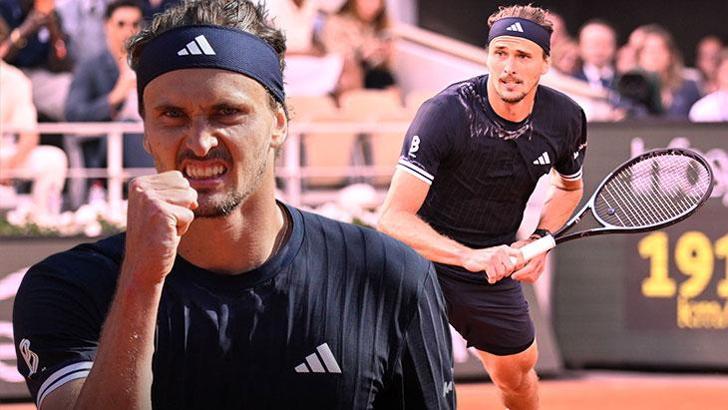 Sacha Zverev sonunda başardı! Roland Garros'ta zafer Alman raketin