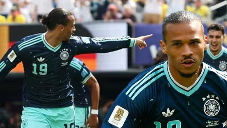 Leroy Sane şık golle sahneye çıktı! İlk kez ağları sarstı