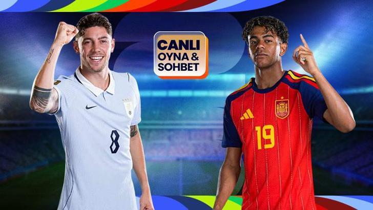 İspanya, Uruguay karşısında! Dünya Kupası heyecanı canlı sohbet ile Misli'de