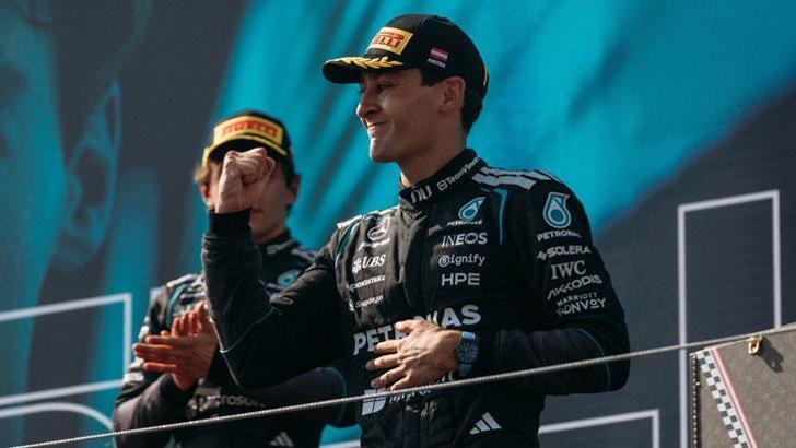 Avusturya Grand Prix'sinde zafer George Russell'ın