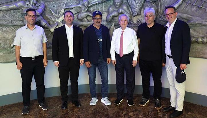 Aziz Yıldırım, Hamdi Ulukaya’yı ağırladı