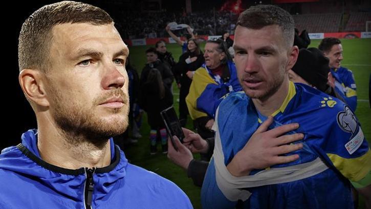 Edin Dzeko'dan ABD'ye gözdağı! 'Şans eseri buraya gelmedik'