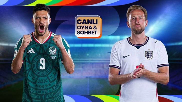 İngiltere çeyrek final için Meksika karşısında! Maçın heyecanı canlı sohbet ile Misli’de