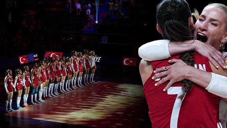 ŞAMPİYON TÜRKİYE!🏆 Filenin Sultanları, Milletler Ligi'nde kupaya ulaştı! Maç sonucu Türkiye - Brezilya: 3-1 (2026 VNL Final)