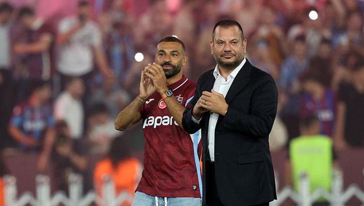 Trabzonspor'un yıldızı Mohammed Salah'a görkemli tören! 'Bize yer yer Trabzon'
