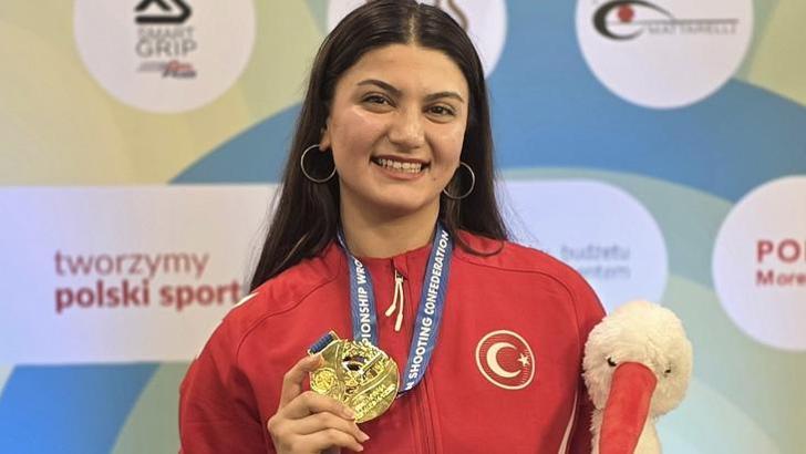 Atıcılıkta 3. altın Tuğba Bugur'dan
