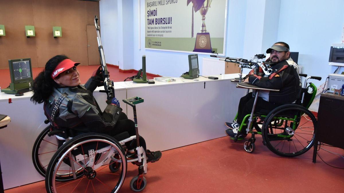 Paralimpik Milli Takım sporcuları Çevik çifti, olimpiyatlara hazırlanıyor
