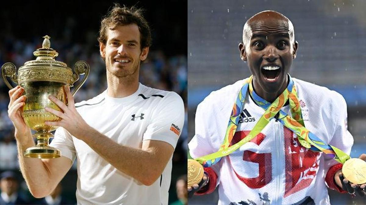 Andy Murray ve Muhammed Farah Sir oldu Spor Haberleri