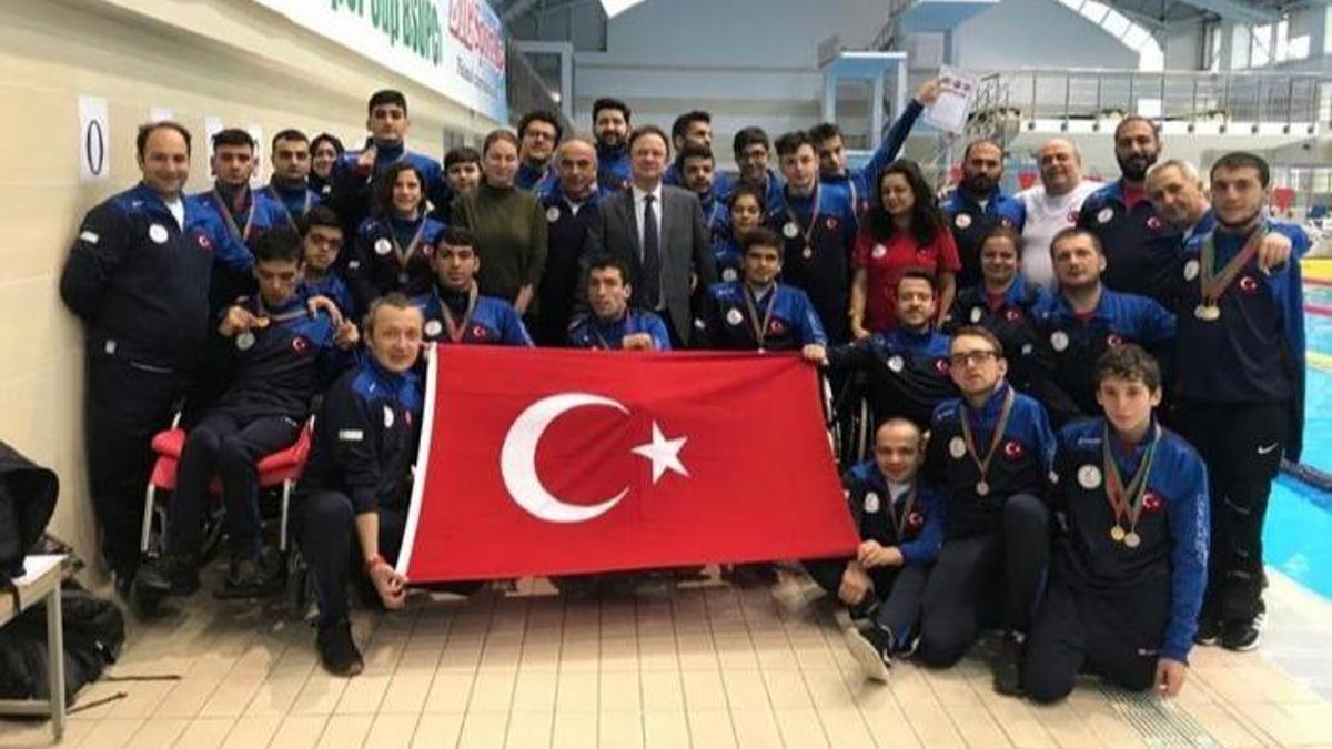 Paralimpik milli yüzücüler, Belarus'ta 60 madalya kazandı