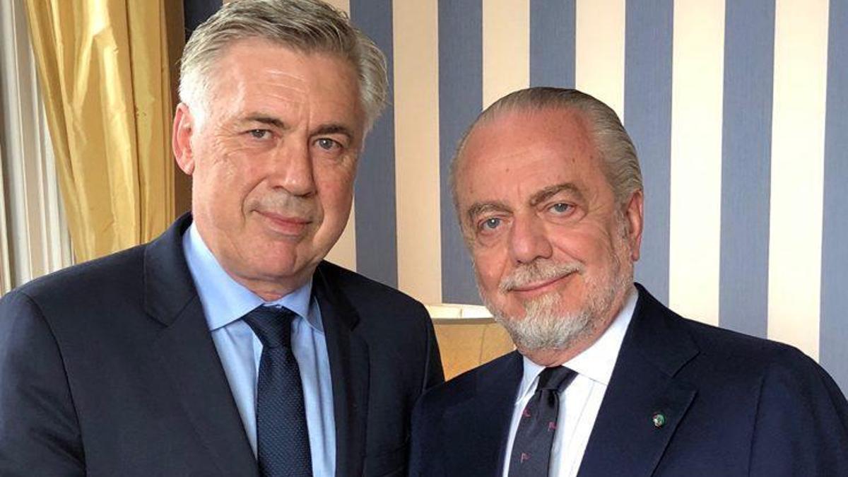 Una cosa italiana!  Aurelio De Laurentiis e Ancelotti… – Notizie di calcio