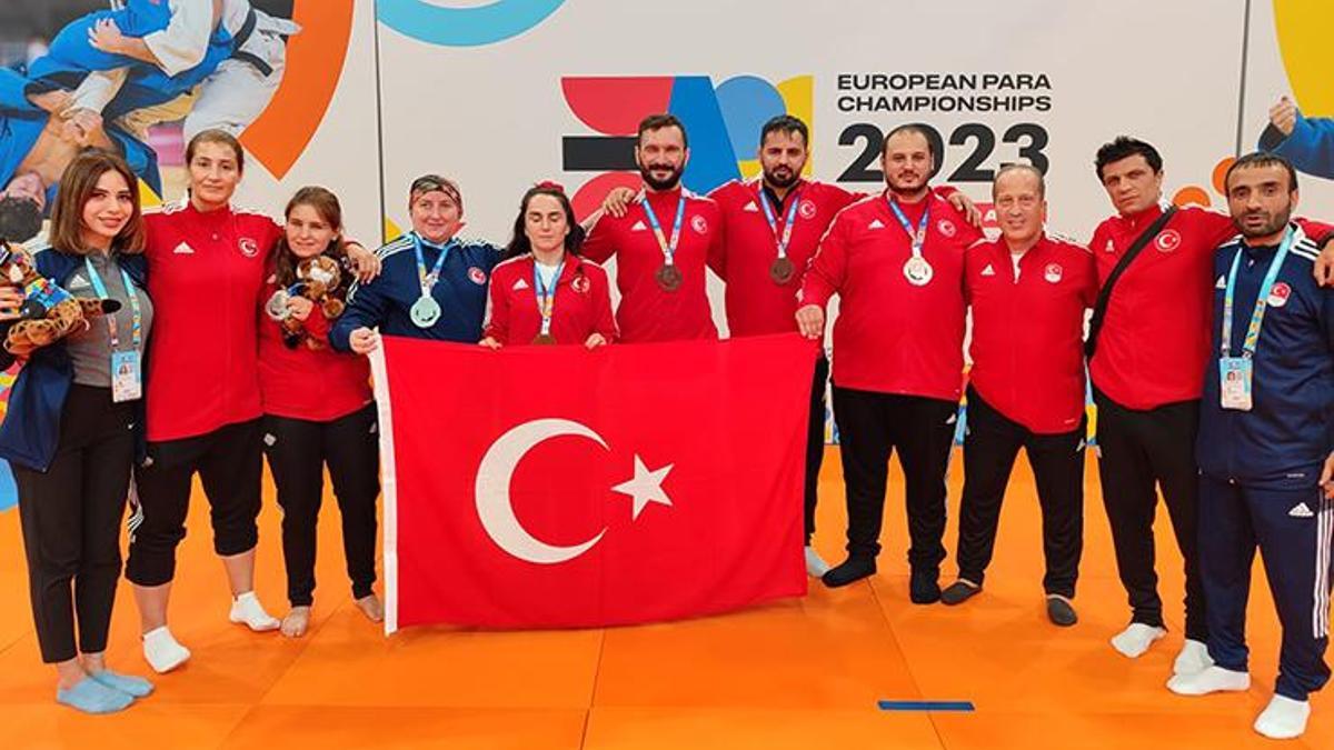 Milli judoculardan Avrupa Paralimpik Şampiyonası'nda 6 madalya