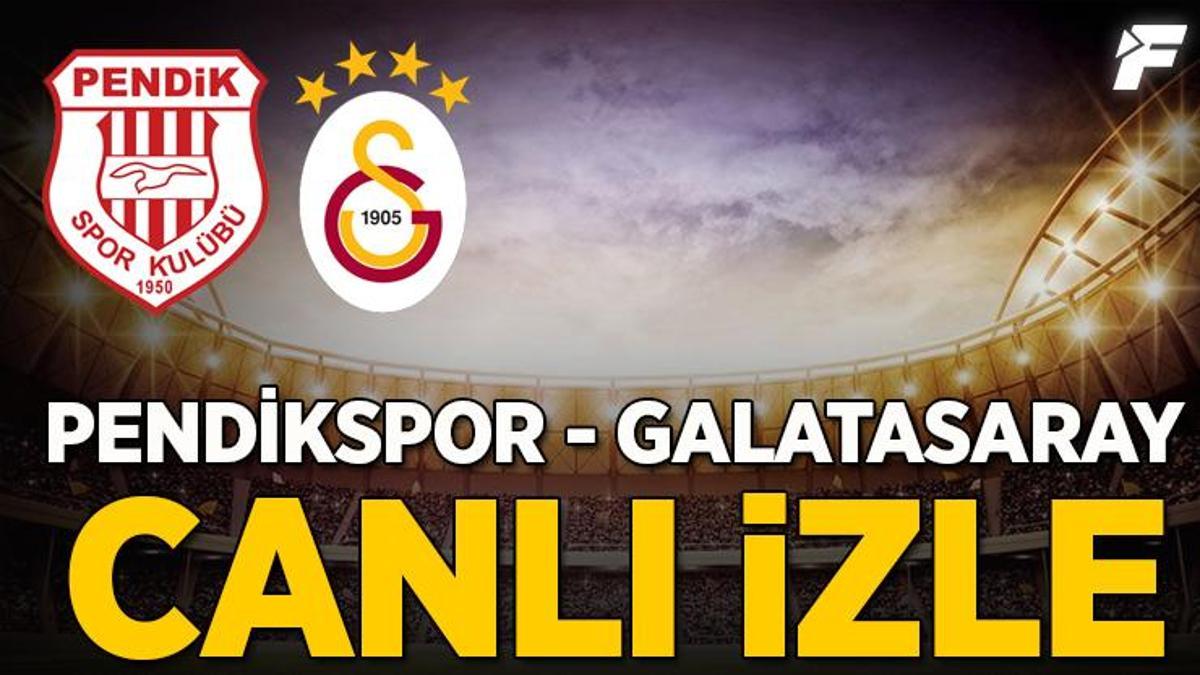 REGARDER Pendikspor – Galatasaray en direct |  PENDİKSPOR – MATCH DE SUPER LIGUE GS