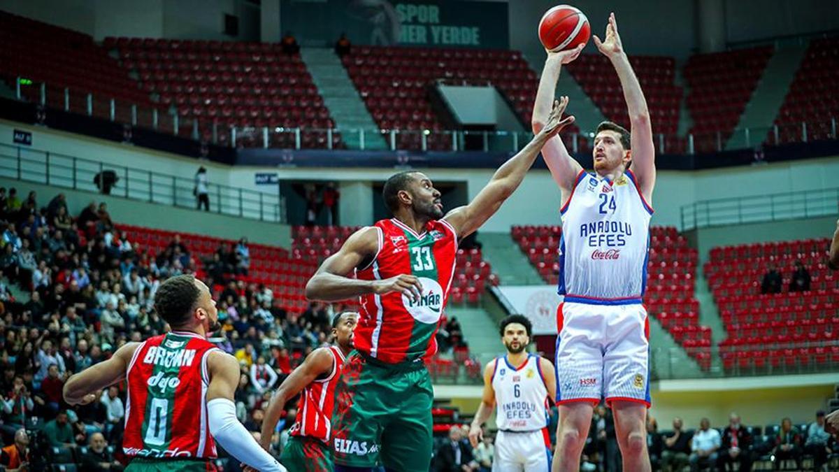 ÖZET) Anadolu Efes - Pınar Karşıyaka maç sonucu: 81-77 | Anadolu Efes finalde! - Basketbol Haberleri - Spor