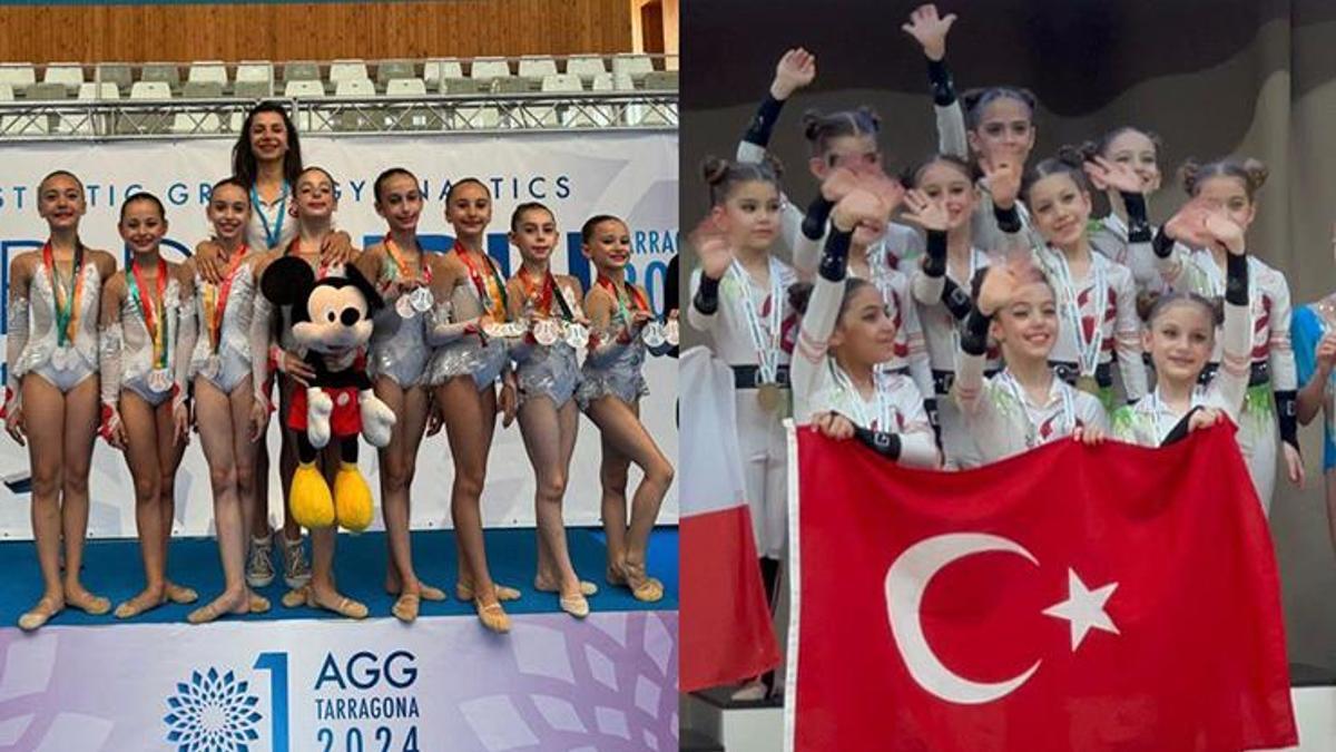 Genç cimnastikçilerden 6 Uluslararası Madalya Genç cimnastikçilerden 6 Uluslararası Madalya