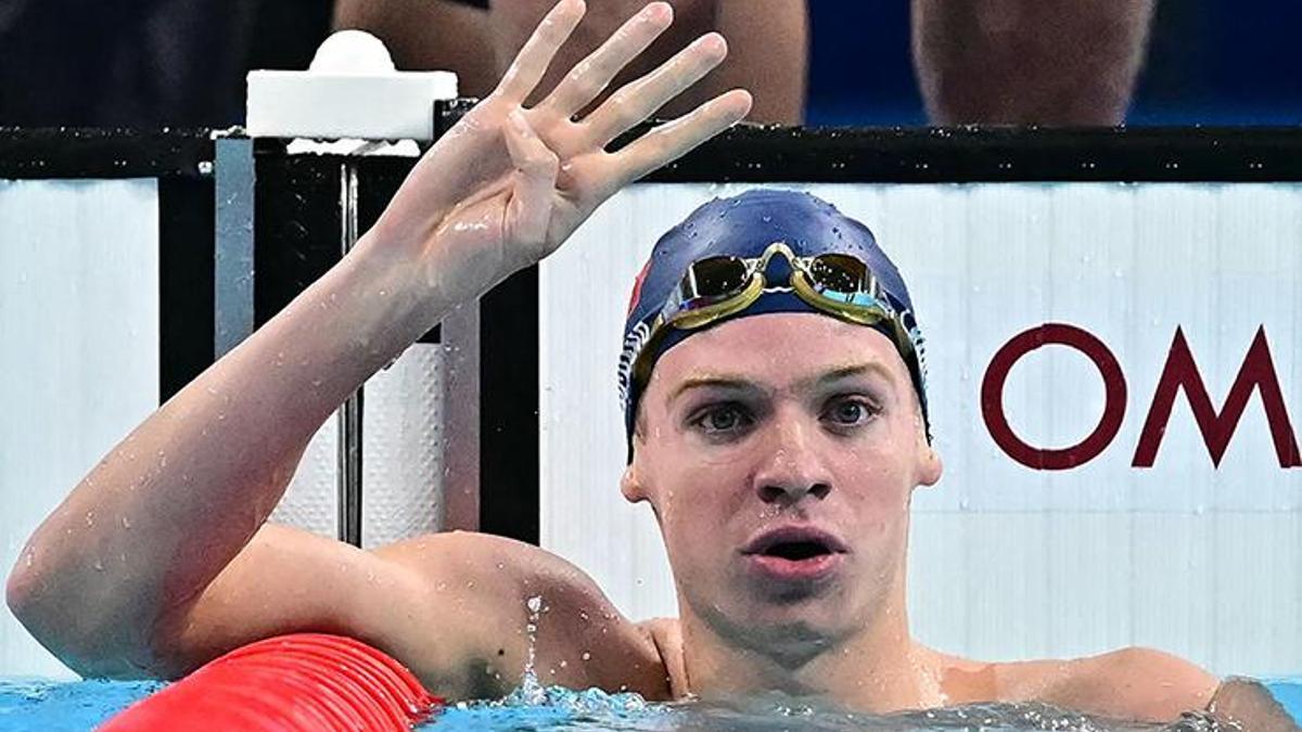 Leon Marchand, Paris 2024’te Michael Phelps’in rekorunu kırdı!