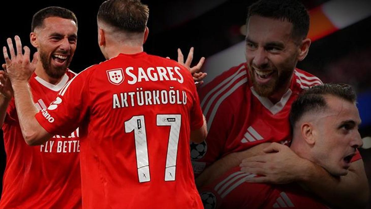 Benfica Secures 4-0 Victory in Portuguese League: Kerem Aktürkoğlu Assists, Orkun Kökçü Scores