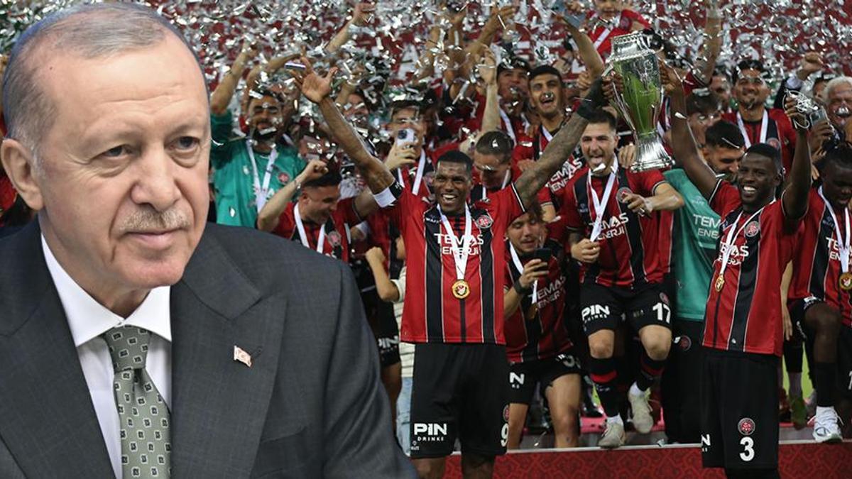 Fatih Karagümrük Süper Lig'e Yükseldi! Erdoğan'dan Tebrik Mesajı
