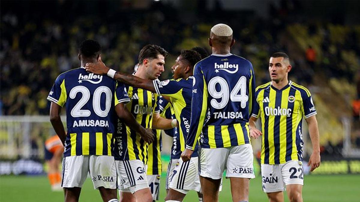 Talisca hat trick ile Fenerbahçe'yi Başakşehir karşısında 3-1 galibiyete taşıdı