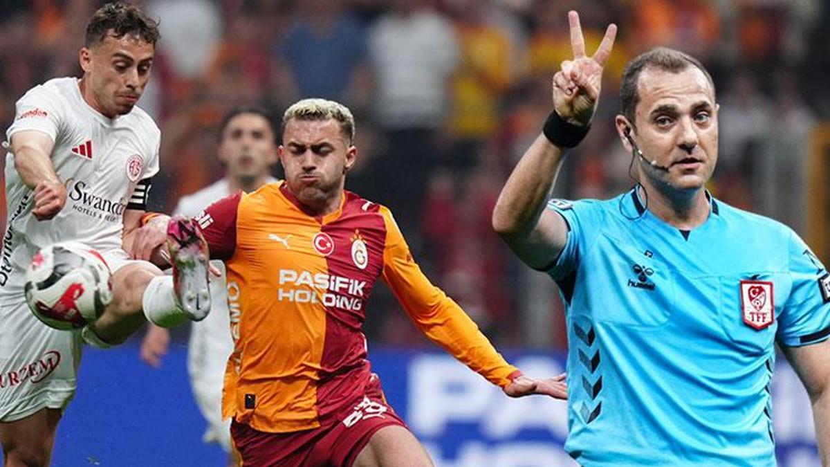 Deniz Çoban'dan Galatasaray - Antalyaspor maçı sonrası hakem yorumu! 'Maçın önüne geçti'
