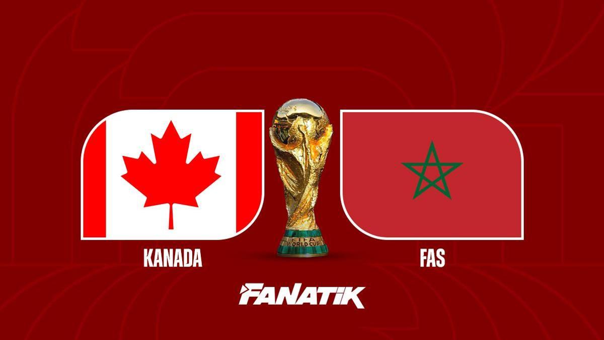 CANLI Kanada - Fas maçı Canlı Anlatım - KND - FAS maçı kadrosu, skoru ve istatistikleri
