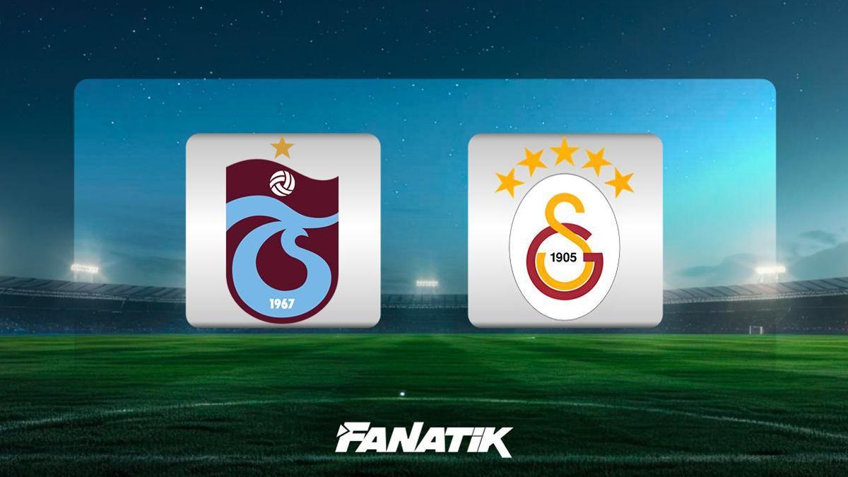 CANLI | DEV DERBİ | 🚨 Trabzonspor - Galatasaray maçı Canlı Anlatım - TS - GS maçı kadrosu, skoru ve istatistikleri