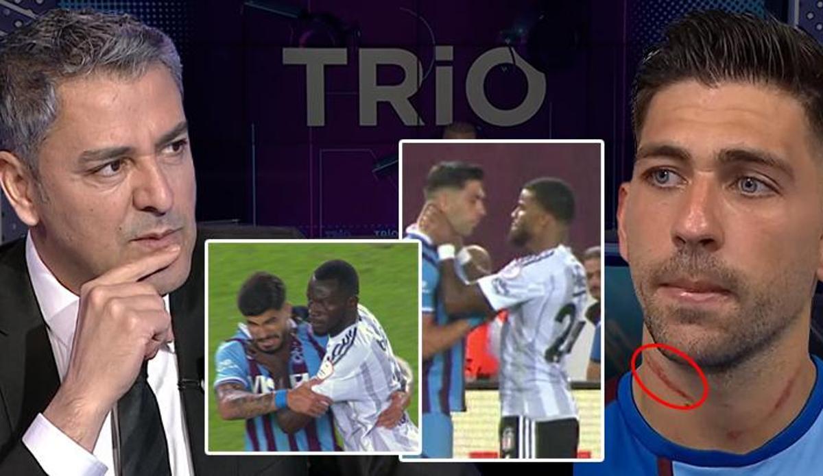 Fanatik: Trio'da Trabzonspor - Beşiktaş maçının tartışmalı pozisyonları değerlendirildi: En az iki kırmızı