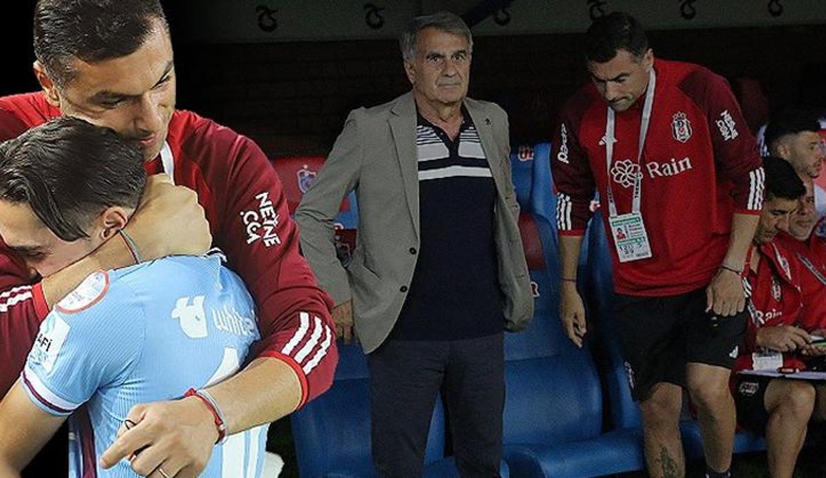 Fanatik: Trabzonspor - Beşiktaş maçında dikkat çeken görüntü! Burak Yılmaz ve Abdülkadir Ömür