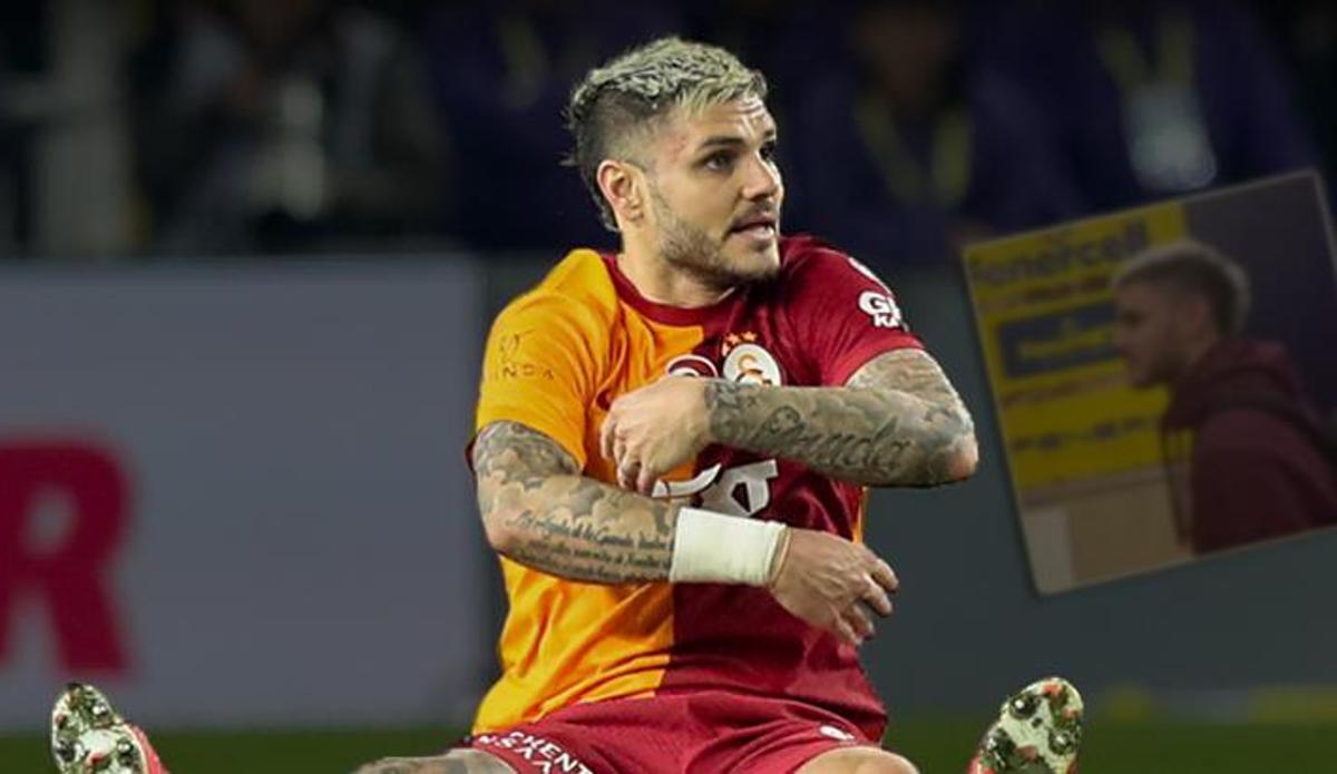 Fanatik: Mauro Icardi'nin gözü morardı! Galatasaray'dan ve Fenerbahçe'den açıklama