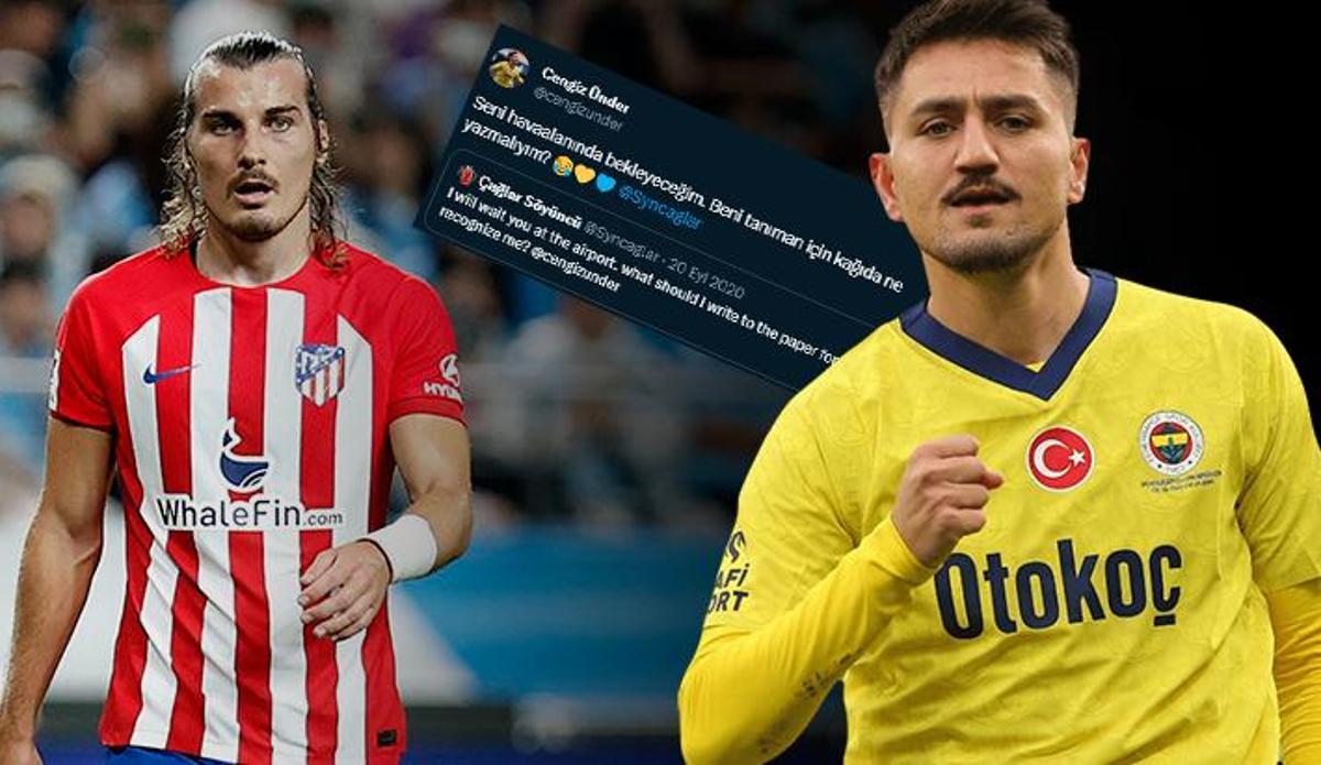 Fanatik: Cengiz Ünder'den Çağlar Söyüncü paylaşımı! 'Kağıda ne yazmalıyım'