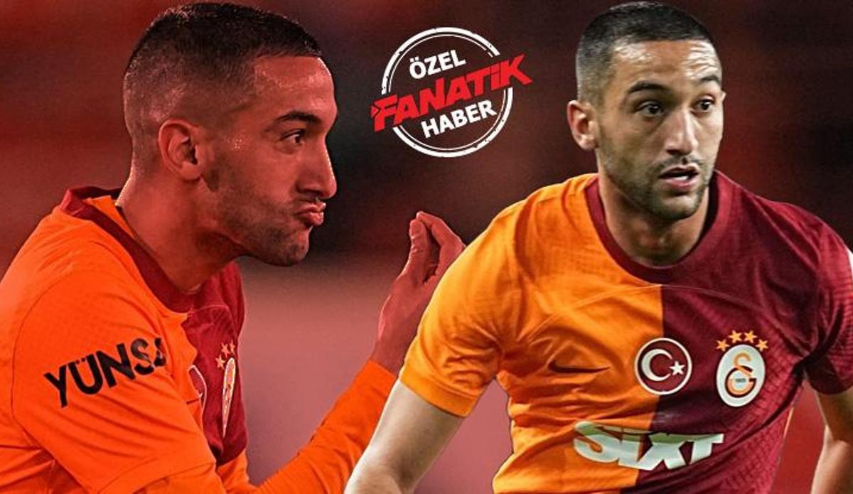 Fanatik: Galatasaray'da Hakim Ziyech'in sözleşme gerçeği ortaya çıktı