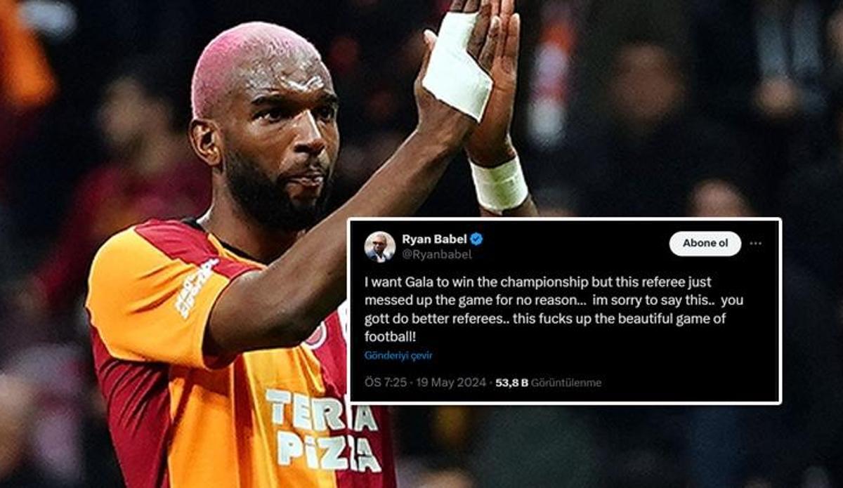 Galatasaray - Fenerbahçe derbisine Ryan Babel'den olay yorum! Kırmızı kart tepkisi: Sebepsiz yere