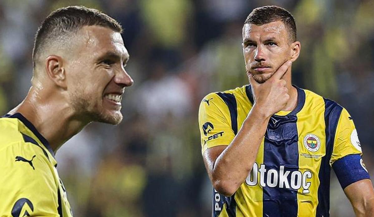 Fanatik: Fenerbahçe'nin golcüsü Dzeko, efsaneler arasında! Messi ve Ronaldo'lu listede yer aldı