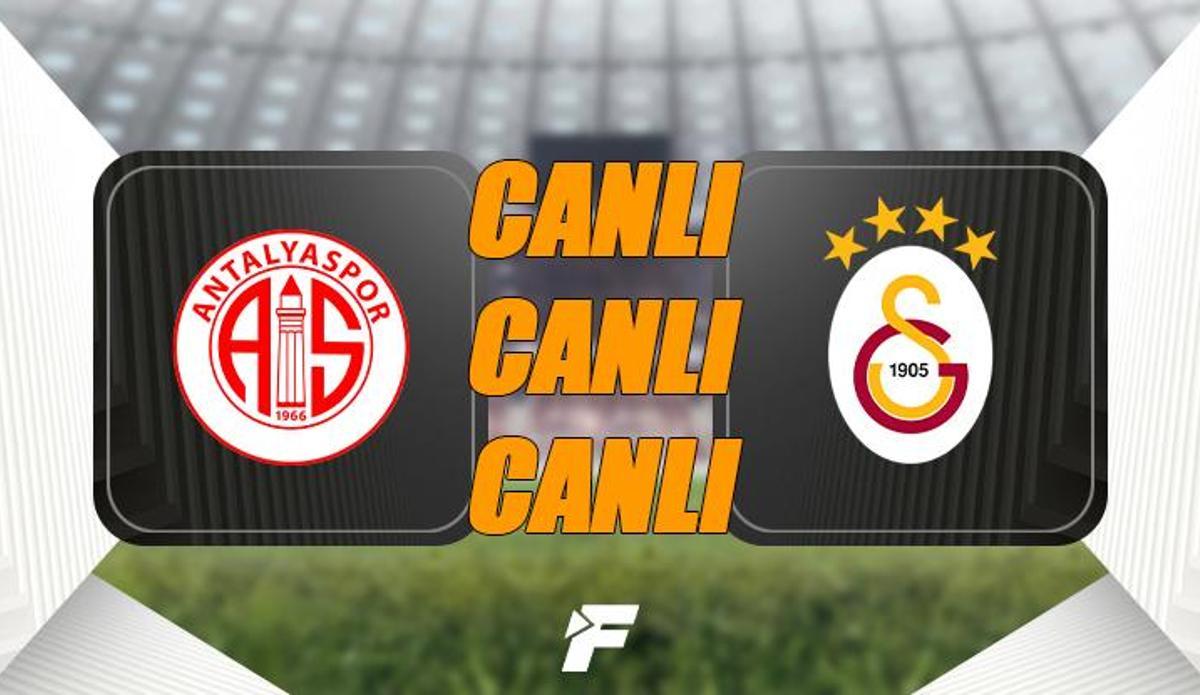 Fanatik: Galatasaray maçı CANLI YAYIN | Antalyaspor Galatasaray şifresiz izle! GS Antalya maçı canlı izleme linki ve canlı anlatım