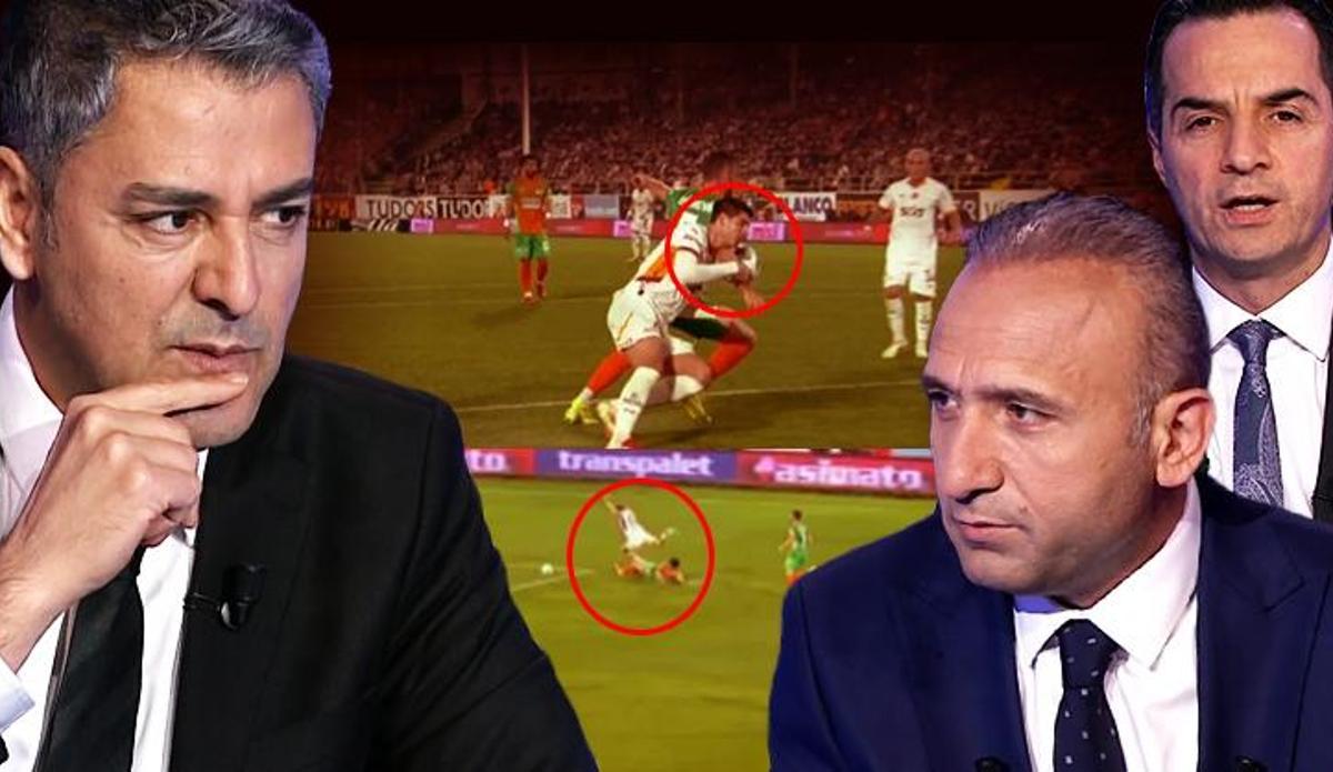 Fanatik: Alanyaspor - Galatasaray maçına damga vuran pozisyonları Trio yorumladı: 'Kırmızı kart vermeliydi!'