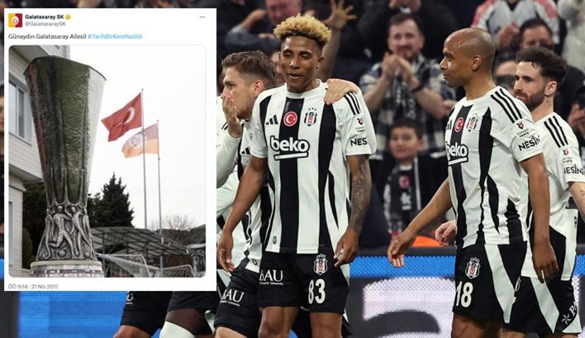 Fanatik: Beşiktaş'tan Galatasaray'a olay gönderme! 'Tarih bir kere yazıldı'