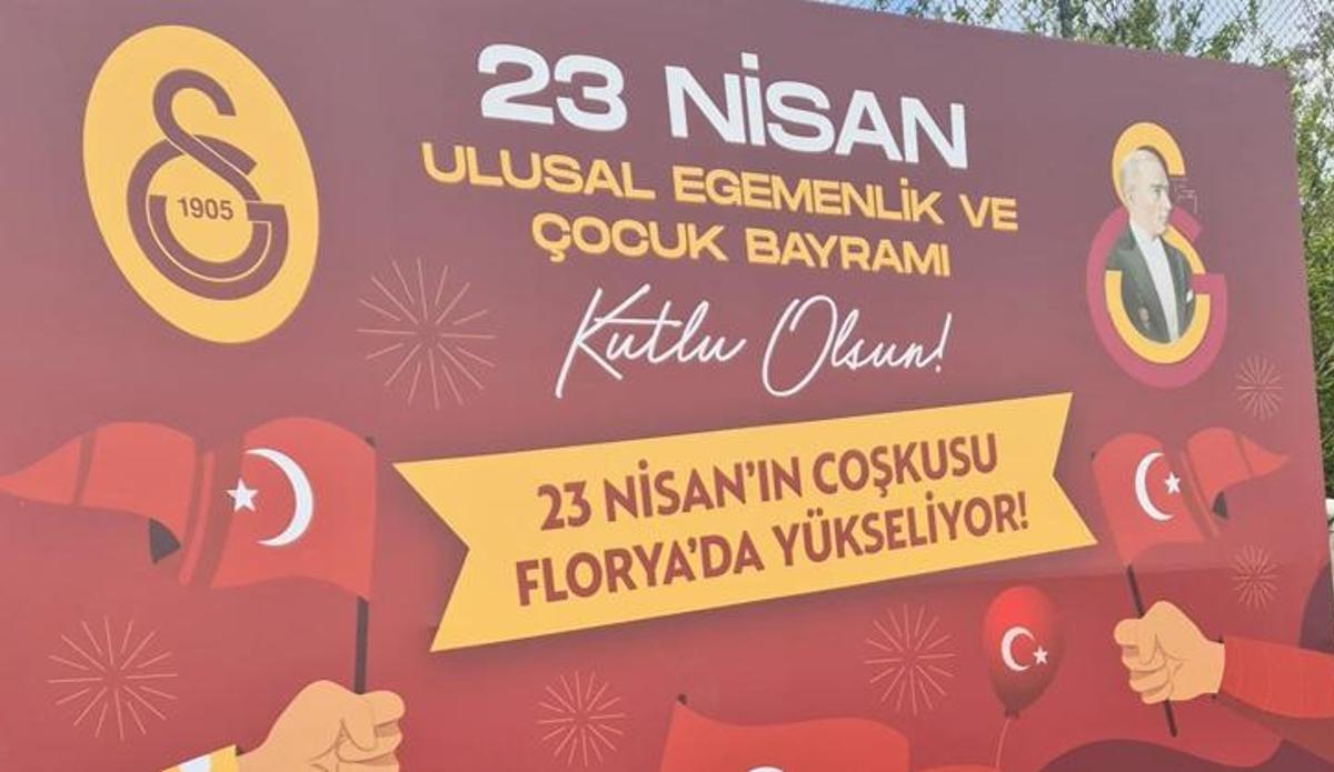 Fanatik: Galatasaray'dan Florya'da 23 Nisan coşkusu