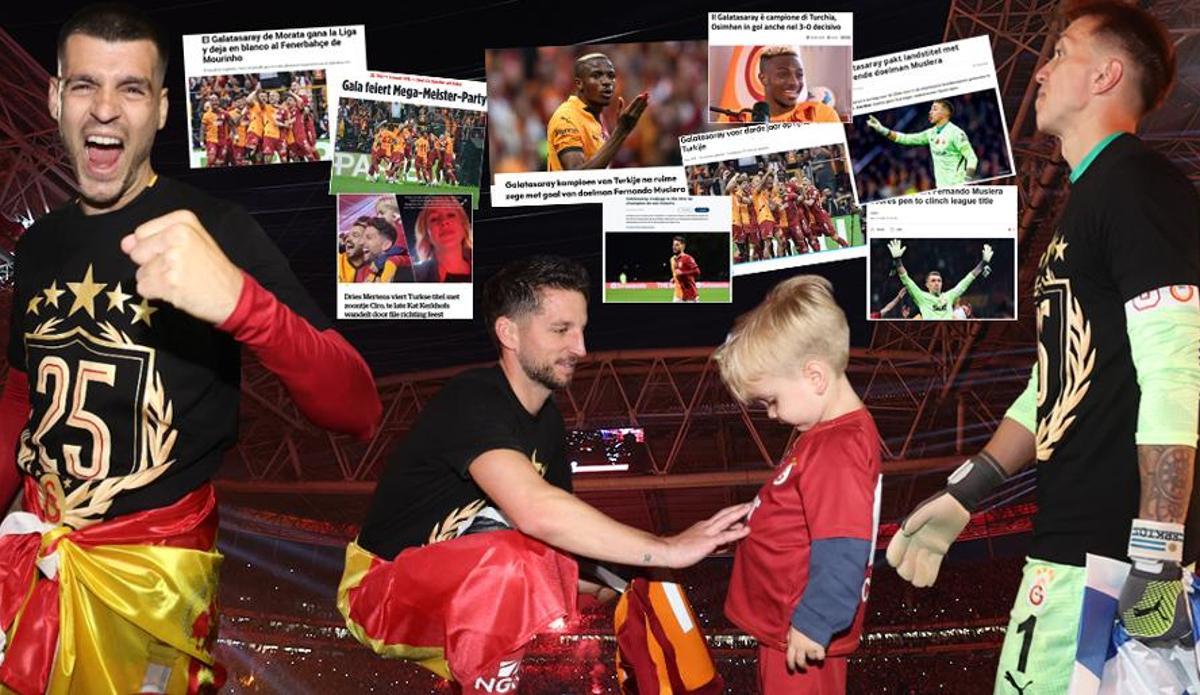 Fanatik: Galatasaray'ın şampiyonluğu Avrupa basınında! Muslera'nın penaltısı büyük dikkat çekti
