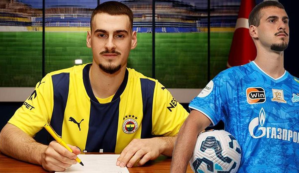 Fanatik: Zenit'ten Ognjen Mimovic açıklaması! Resmen duyurdular, Fenerbahçe ile 4,5 yıllık sözleşme imzalamıştı