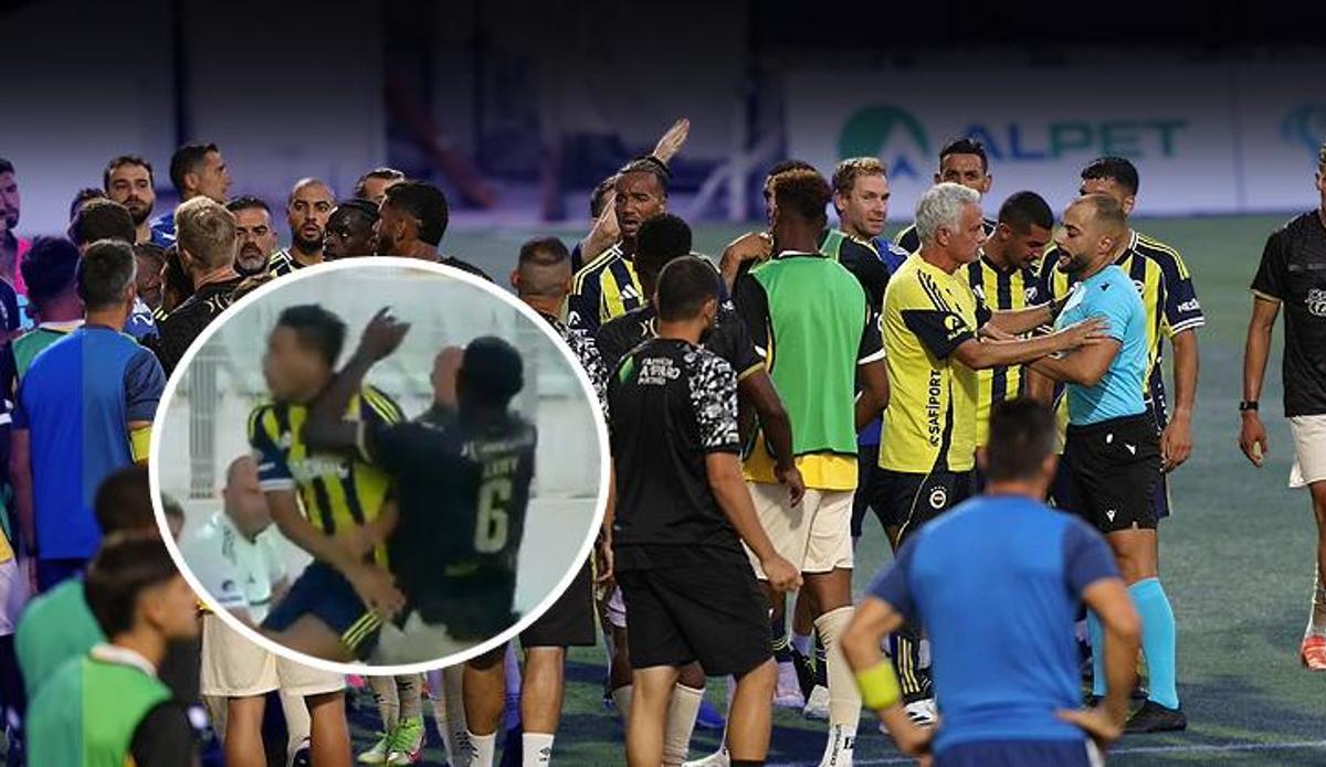 Fanatik: Portimonense-Fenerbahçe maçında saha karıştı! Portekizlilerin tekme tokat futboluna sert tepki: Mourinho bile dayanamadı