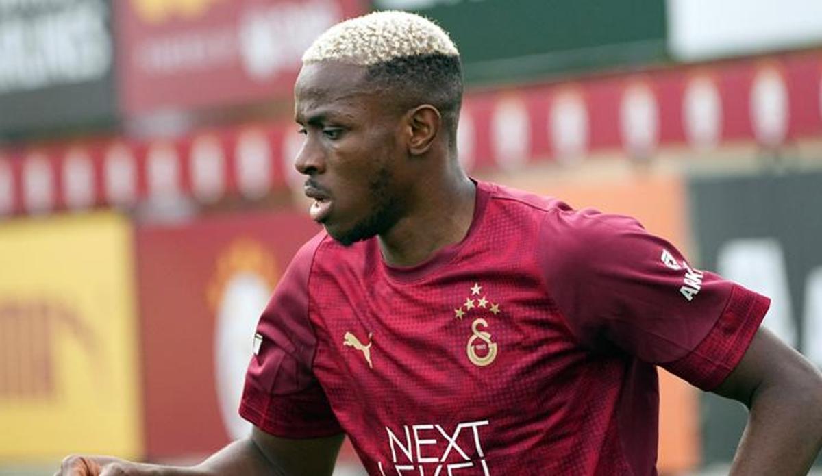 Fanatik: Galatasaray'da Victor Osimhen ilk idmanına çıktı