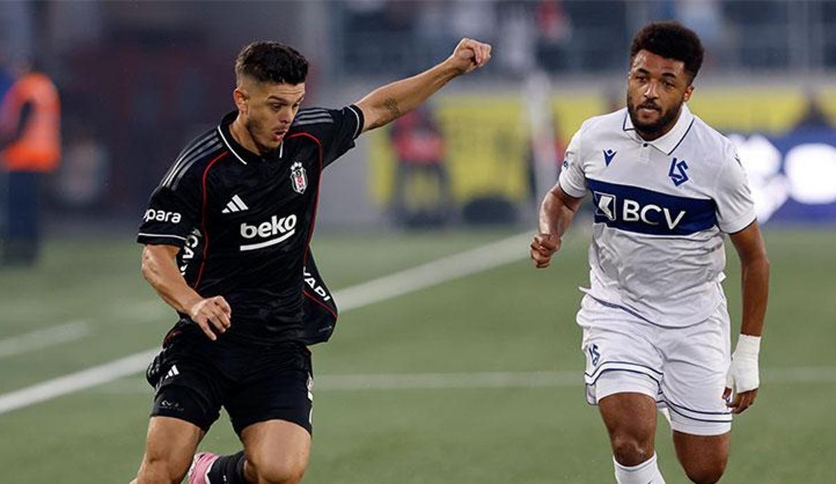 Fanatik: Lausanne - Beşiktaş maçı Canlı Anlatım - Lausanne BJK maçı kadroları, skoru ve istatistikleri (Konferans Ligi play-off karşılaşması)