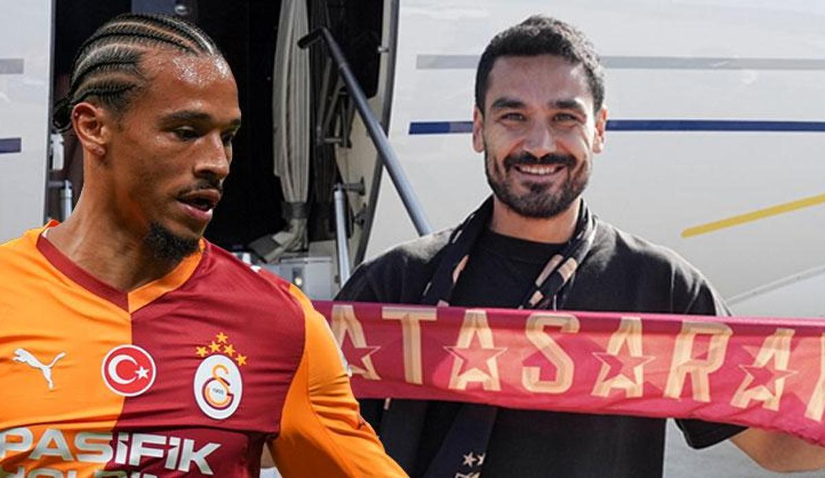 Fanatik: Galatasaray'ın yıldızı Leroy Sane'den İlkay Gündoğan'a hoş geldin mesajı
